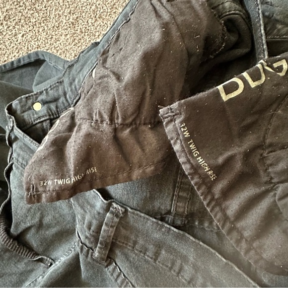 Two Pairs Of BDG Size 32 X 26 Ankle Twig High Rise Jeans R $69 Ea Washed Black - Picture 3 of 10